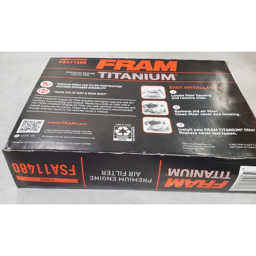 Air Filter Fram Titanium FSA11480 new - Picture 5 of 10